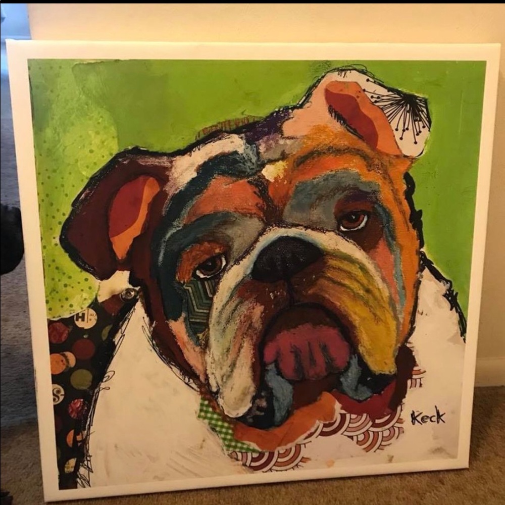 30x30 mounted canvas